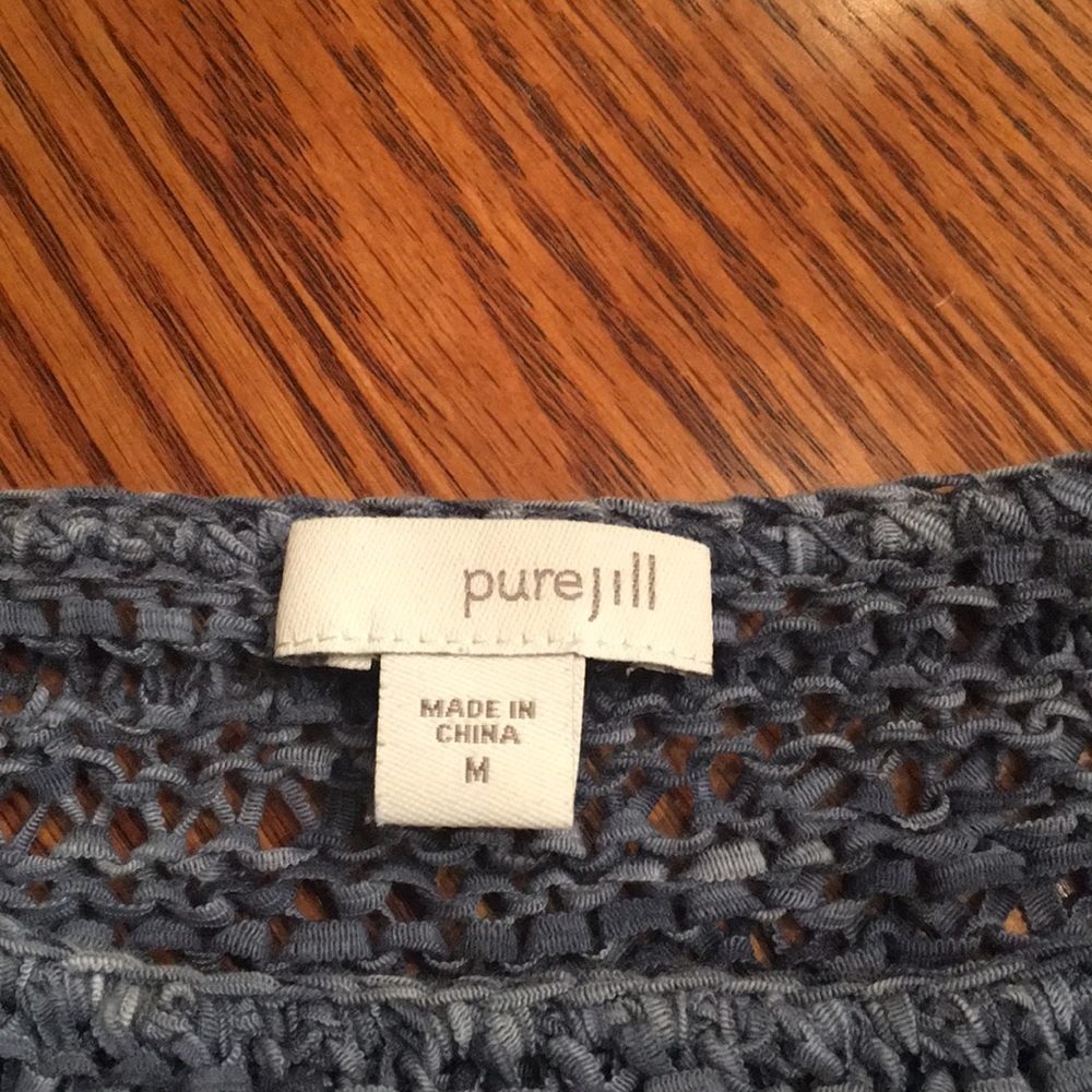 Jjill blue loose knit sweater - Picture 4 of 7